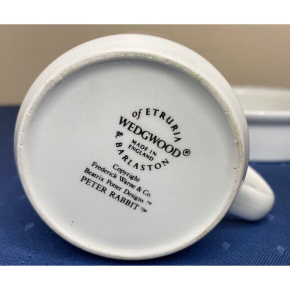 Beatrix Potter PETER RABBIT Cake Plate Cup/Mug WEDGWOOD Frederick Warne & Co Lot - Picture 8 of 8